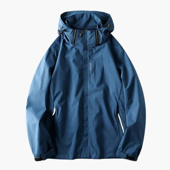Herren Windjacke mit Kapuze und Reißverschluss