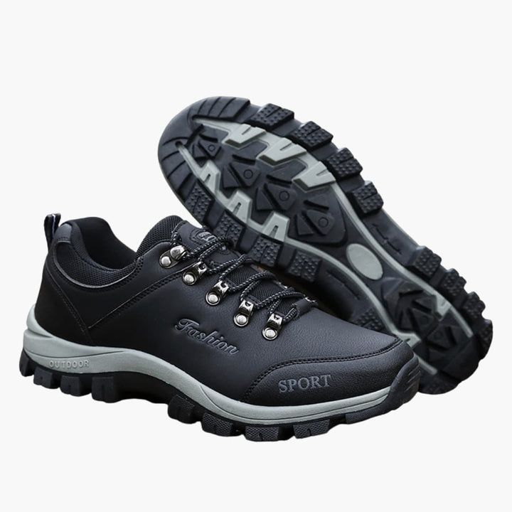 Outdoor-Wanderschuhe für Herren mit Schnürverschluss und strukturierter Sohle