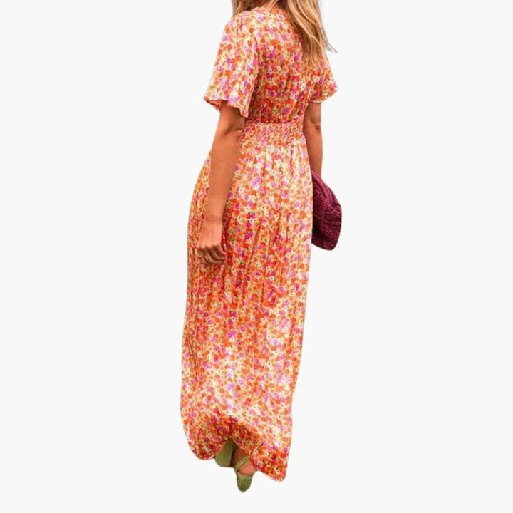 V-Ausschnitt Sommerkleid für Damen