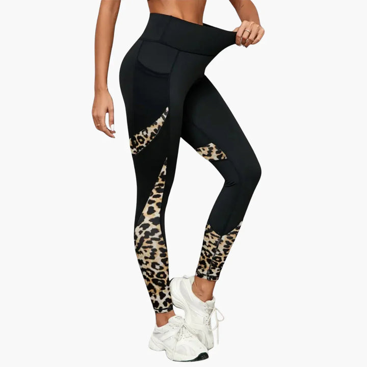 Mesh-Detail Leggings für Damen