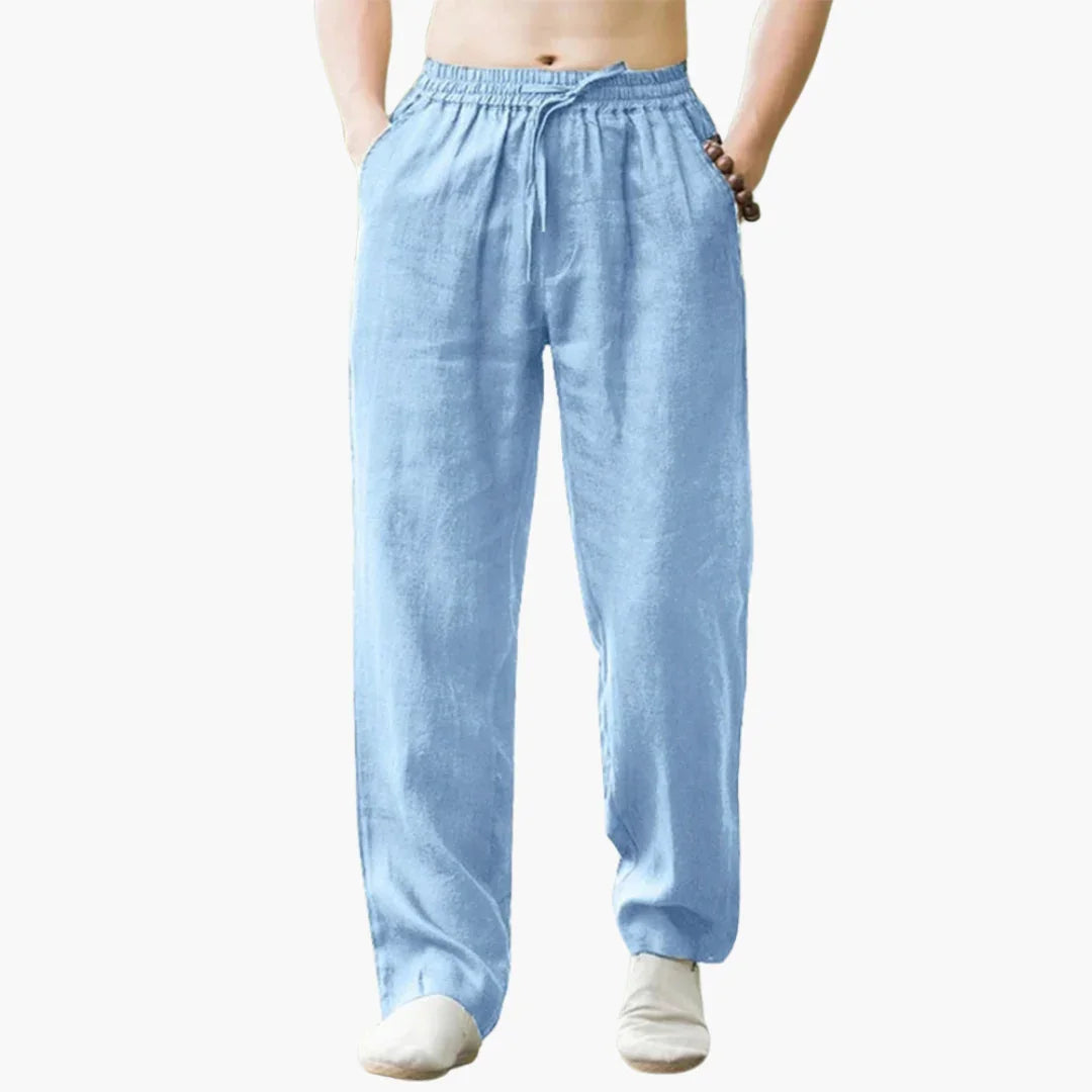 Weit geschnittene Sommerhose für Herren