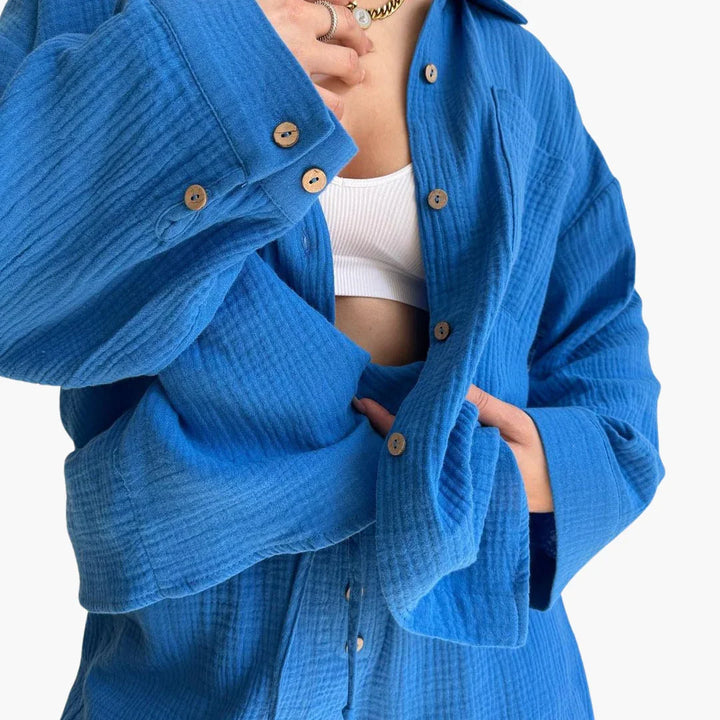 Zweiteiliges Lounge Set mit Shorts für Damen