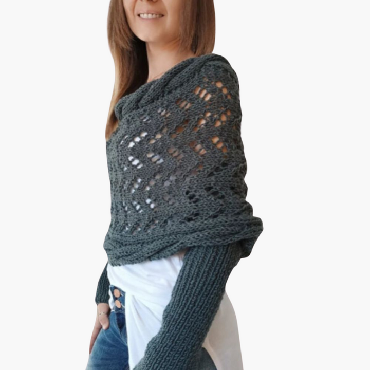 Henriette | Bequemer Damenschal aus Strick