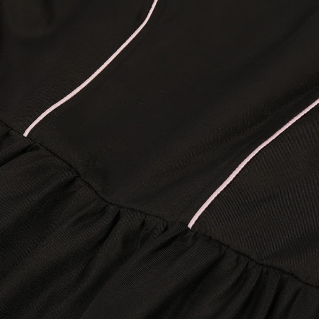 Damen Dirndl Kleid mit Frontschnürung und Satinband | Oktoberfest 2025