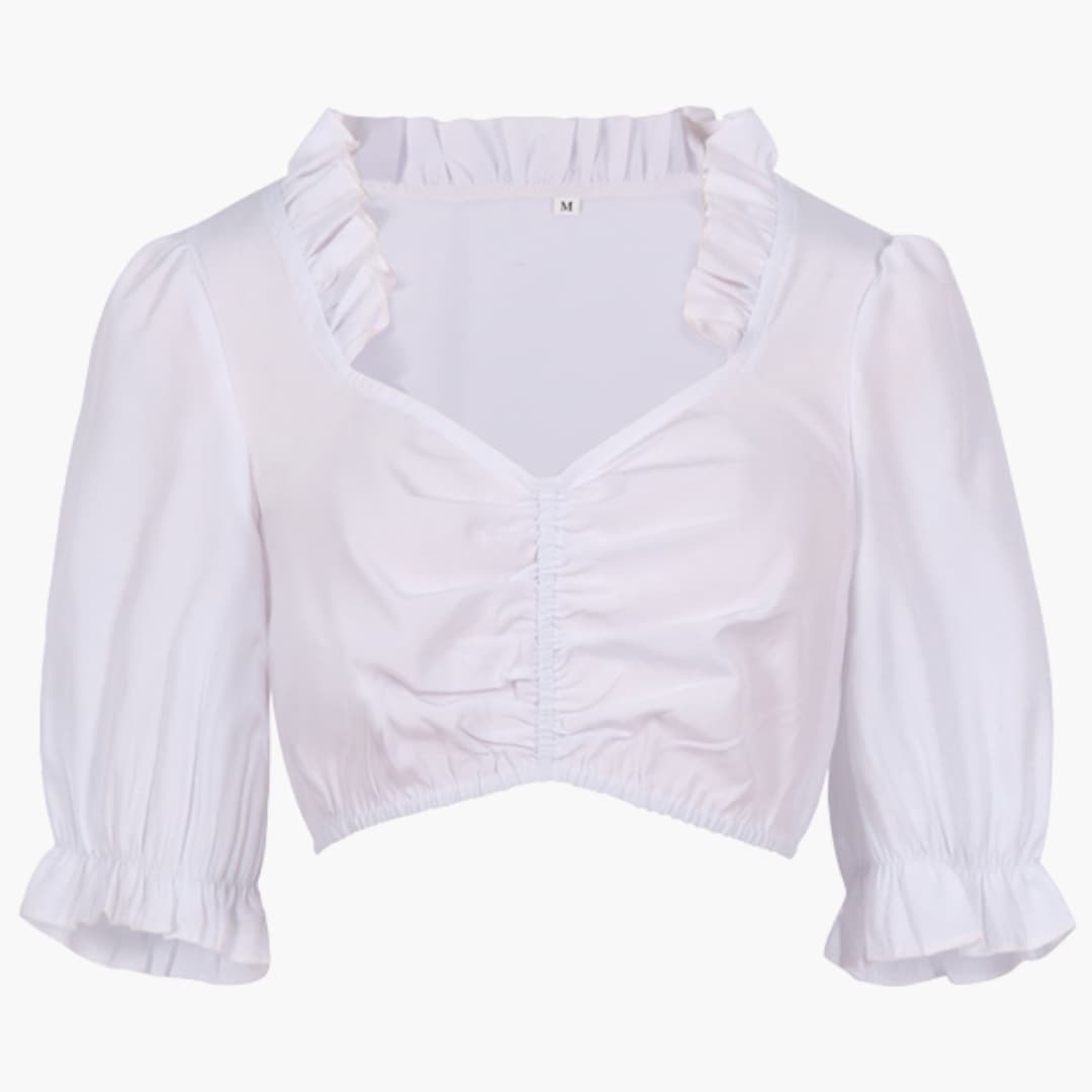 Damen Dirndl Kleid mit Spitze und Schürze | Oktoberfest 2025