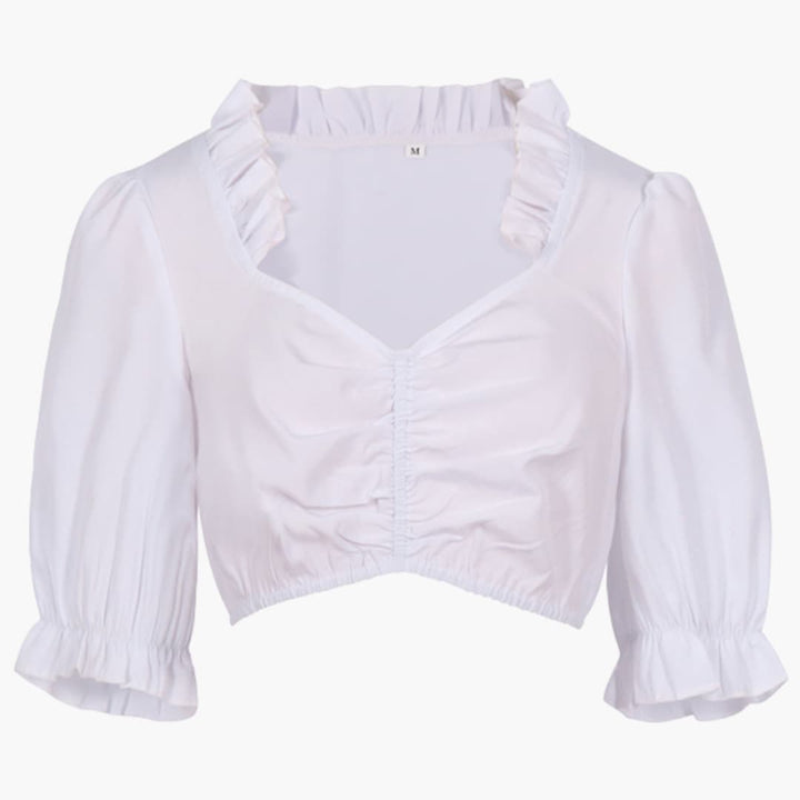 Damen Dirndl Kleid mit Spitze und Schürze | Oktoberfest 2025