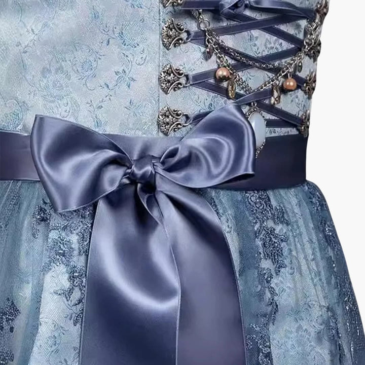 Damen Dirndl Kleid mit Mieder und Rock | Oktoberfest 2025