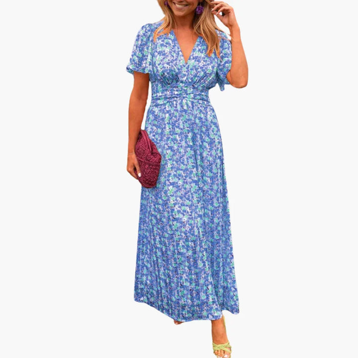 V-Ausschnitt Sommerkleid für Damen