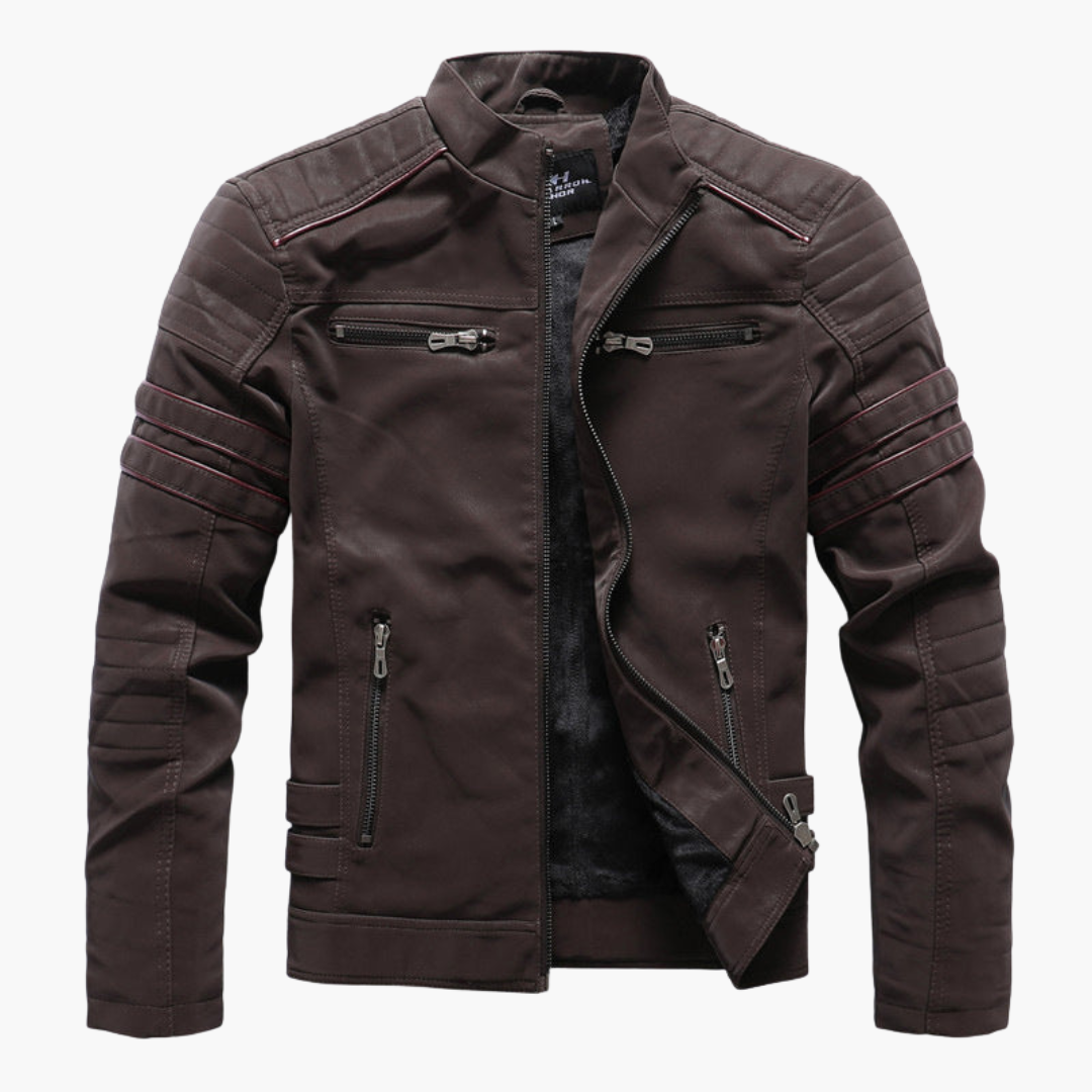 Herren Jacke mit Knopfverschluss und Seitentaschen