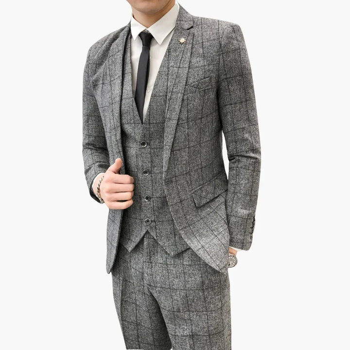 Modern Fit 3-Teiler Anzug für Herren