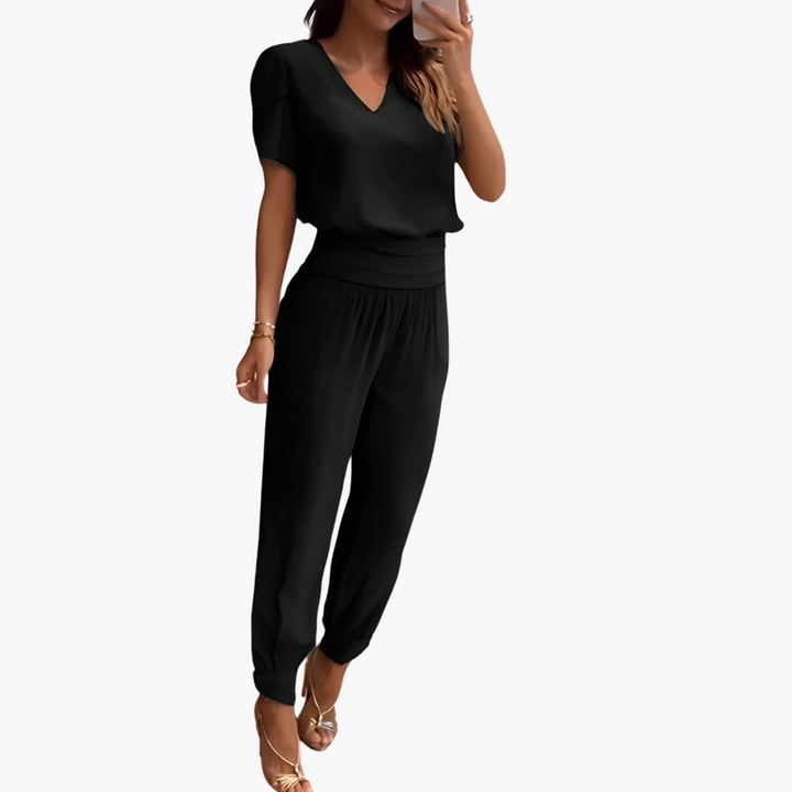 Henriette | Trendiges Set mit Bluse und Hose