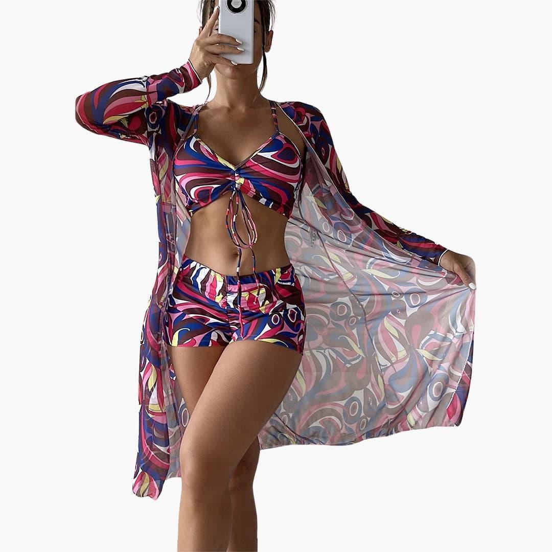 Bedrucktes Bikini Set für Damen