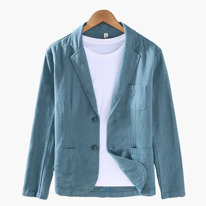 Einreihiger Slim Fit Blazer für Herren