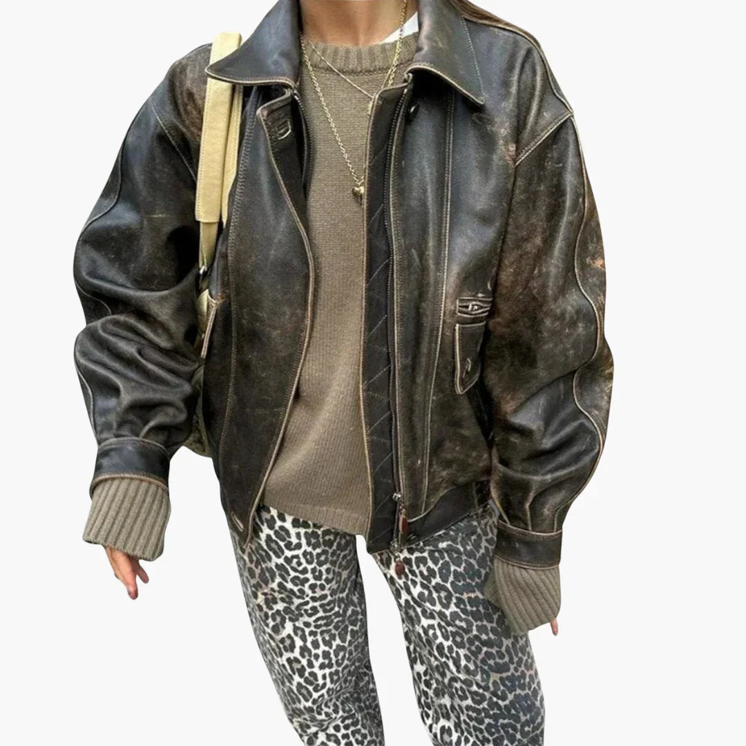 Leopardenmuster Jeans für Damen