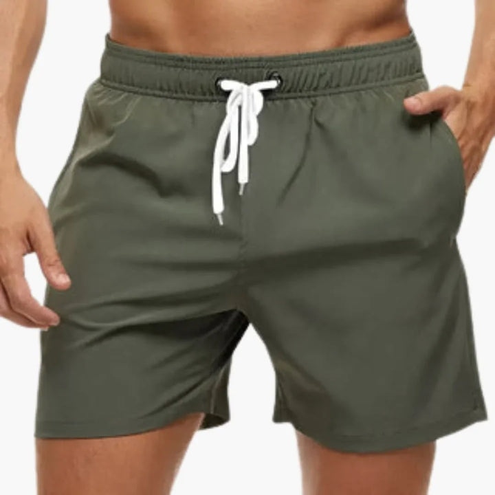 Strand Badeshorts mit Elastikbund für Herren