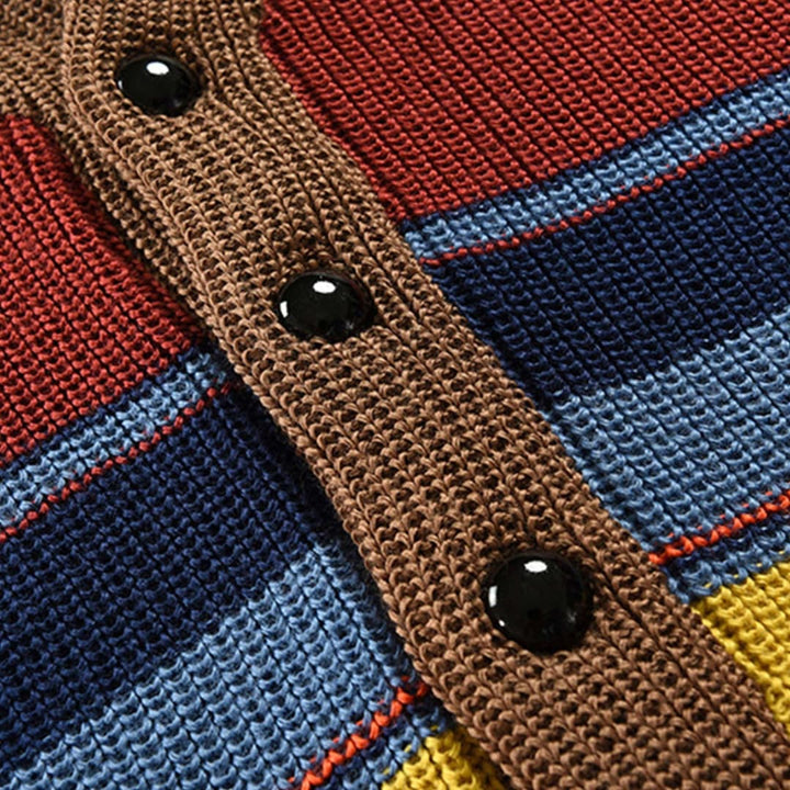 Ilias | Premium Farbiger Strickcardigan