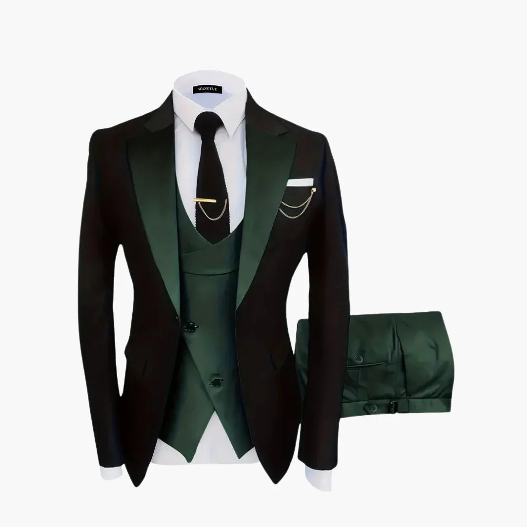 Slim Fit Anzug mit Weste für Herren