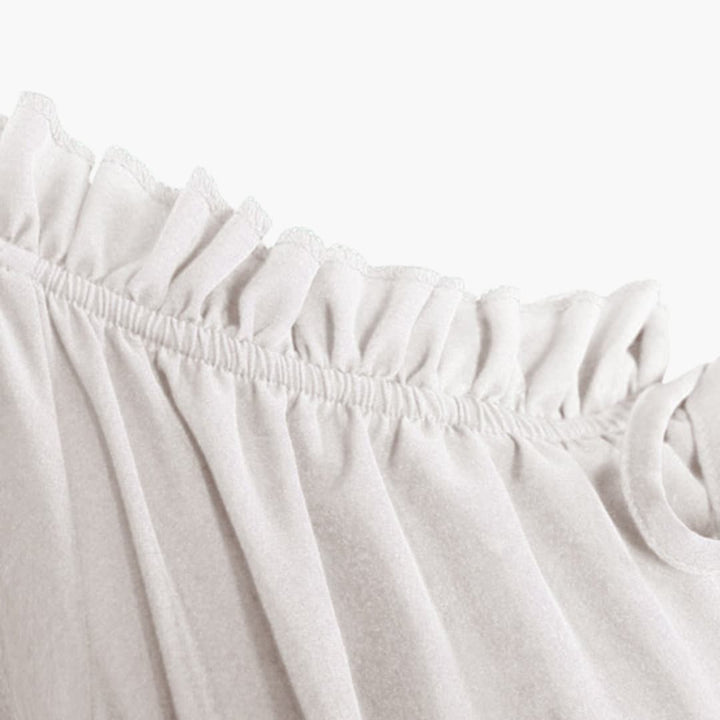 Damen Dirndl Kleid mit Puffärmeln und Rüschen | Oktoberfest 2025