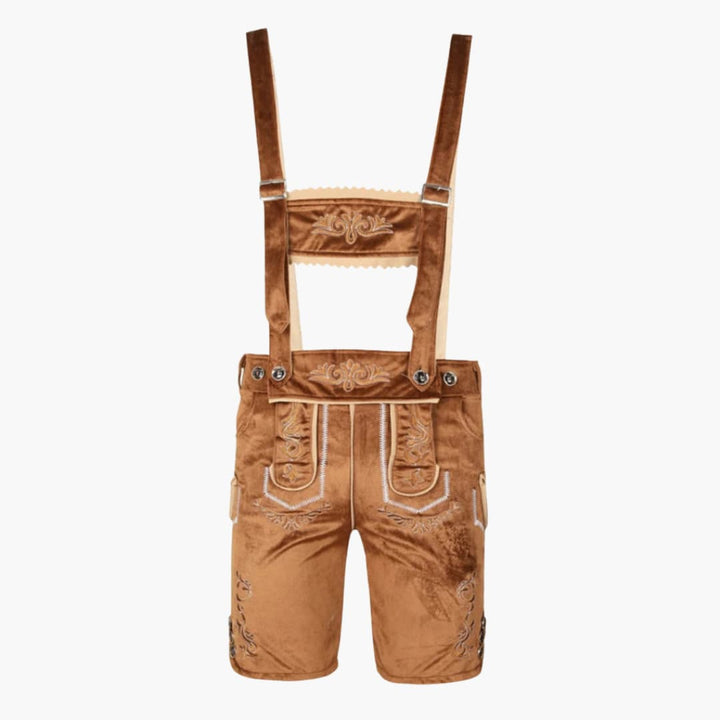 Herren Trachtenhose mit Stickerei und Trägern | Oktoberfest 2025