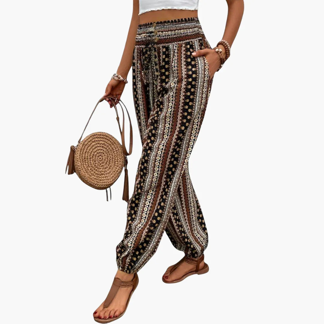 Ethno Muster Hose für Damen
