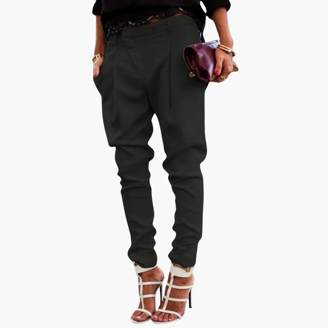 High-Waist Stoffhose für Damen