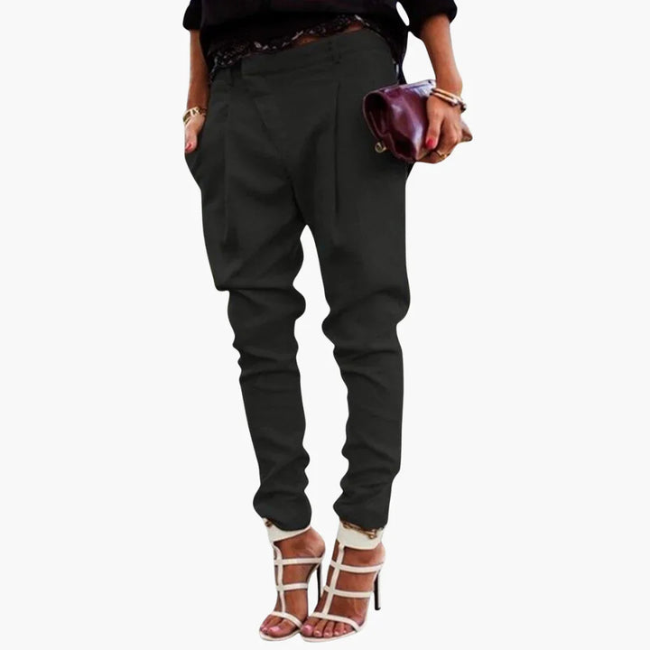 High-Waist Stoffhose für Damen