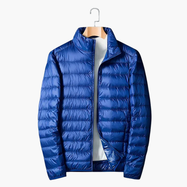 Herren Steppjacke mit Reißverschluss und Seitentaschen