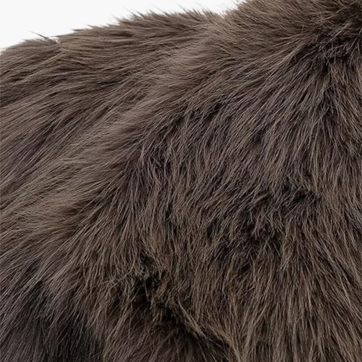 Mara | Flauschiger Mantel für Damen