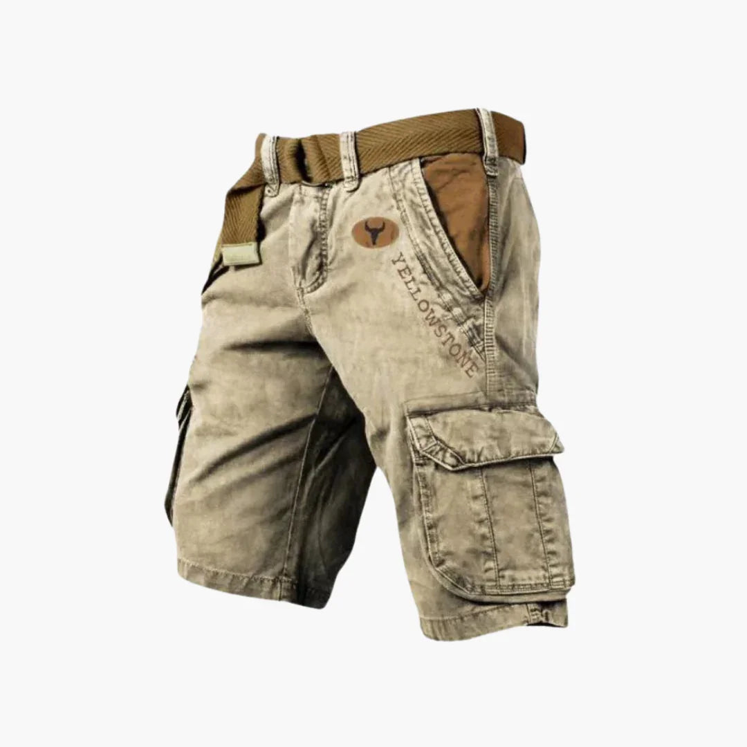 Verstellbarer-Gürtel Cargo Shorts für Herren