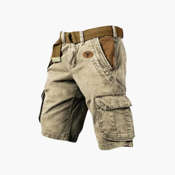 Verstellbarer-Gürtel Cargo Shorts für Herren