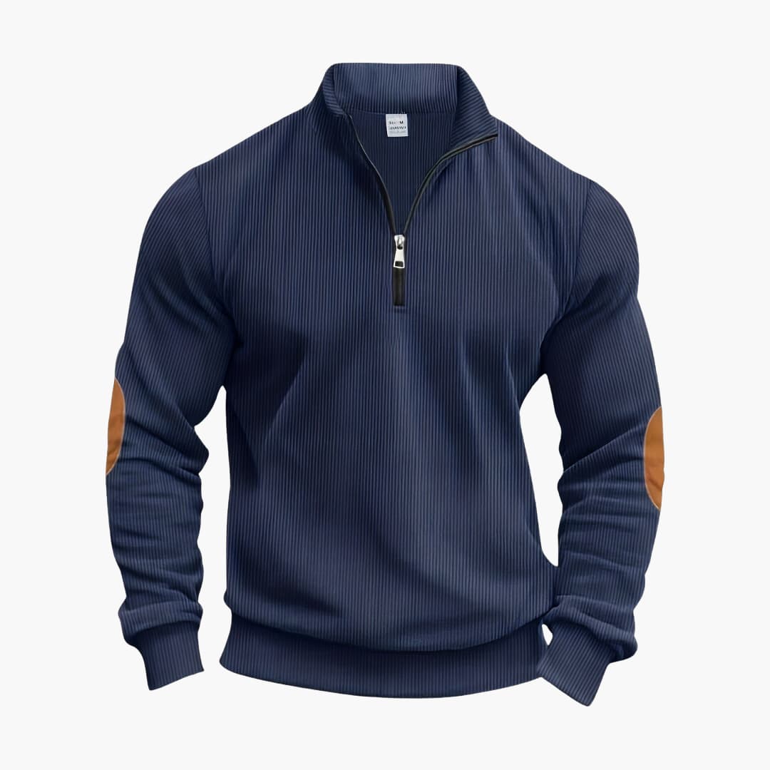 Noah | Modischer Pullover mit halbem Reißverschluss