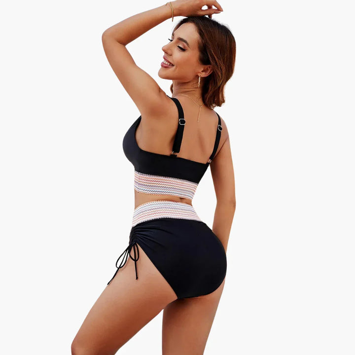 Bikini Zweiteilig Crop Stil für Damen