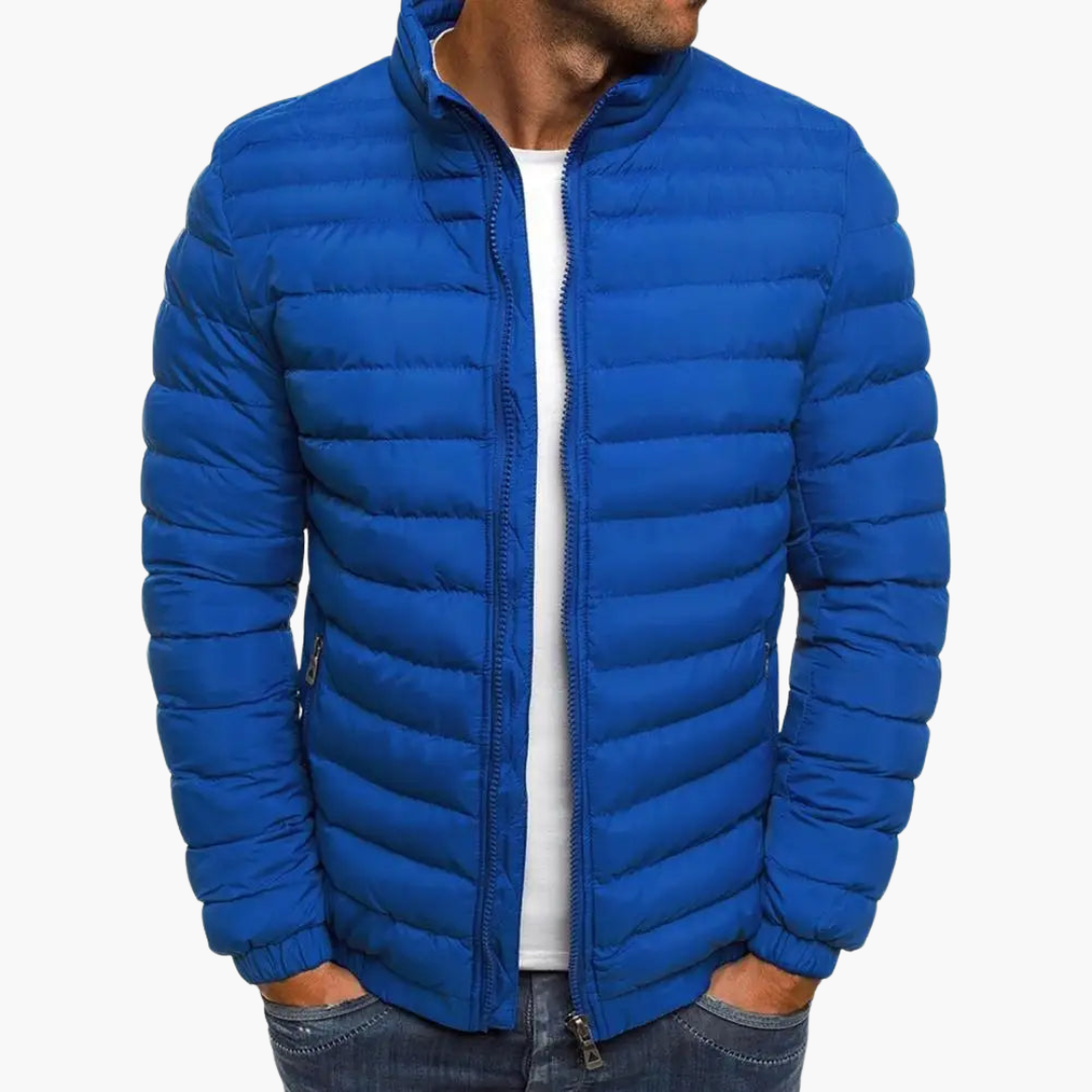 Winterjacke für Herren mit Kapuze und Pufferdesign