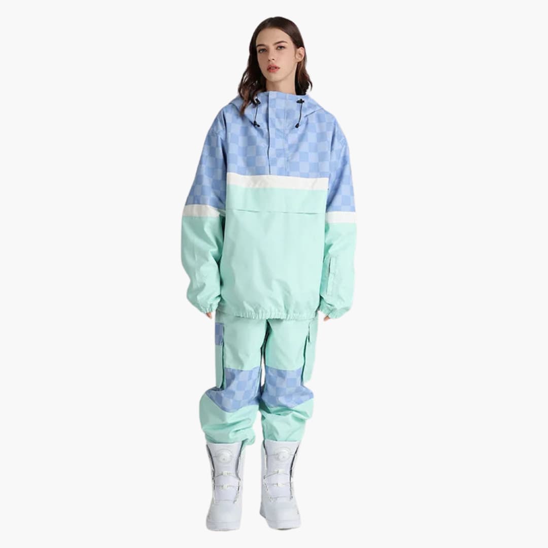 Damen Skianzug mit Kapuzenjacke und Cargohose