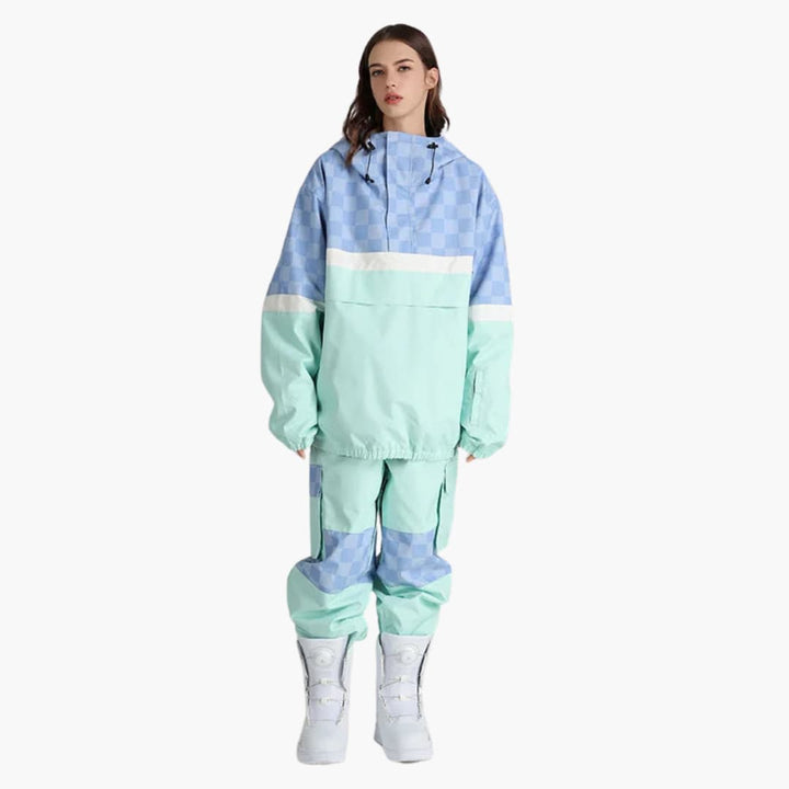 Damen Skianzug mit Kapuzenjacke und Cargohose