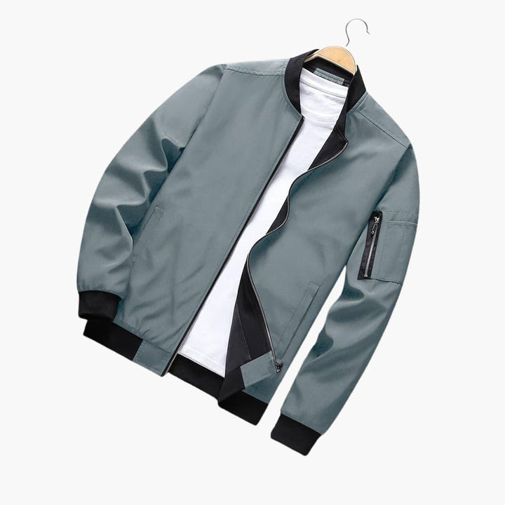 Zip Bomberjacke mit Taschen für Herren