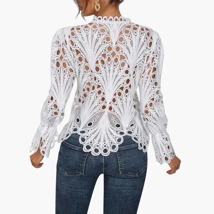 Asymmetrische Bluse für Damen