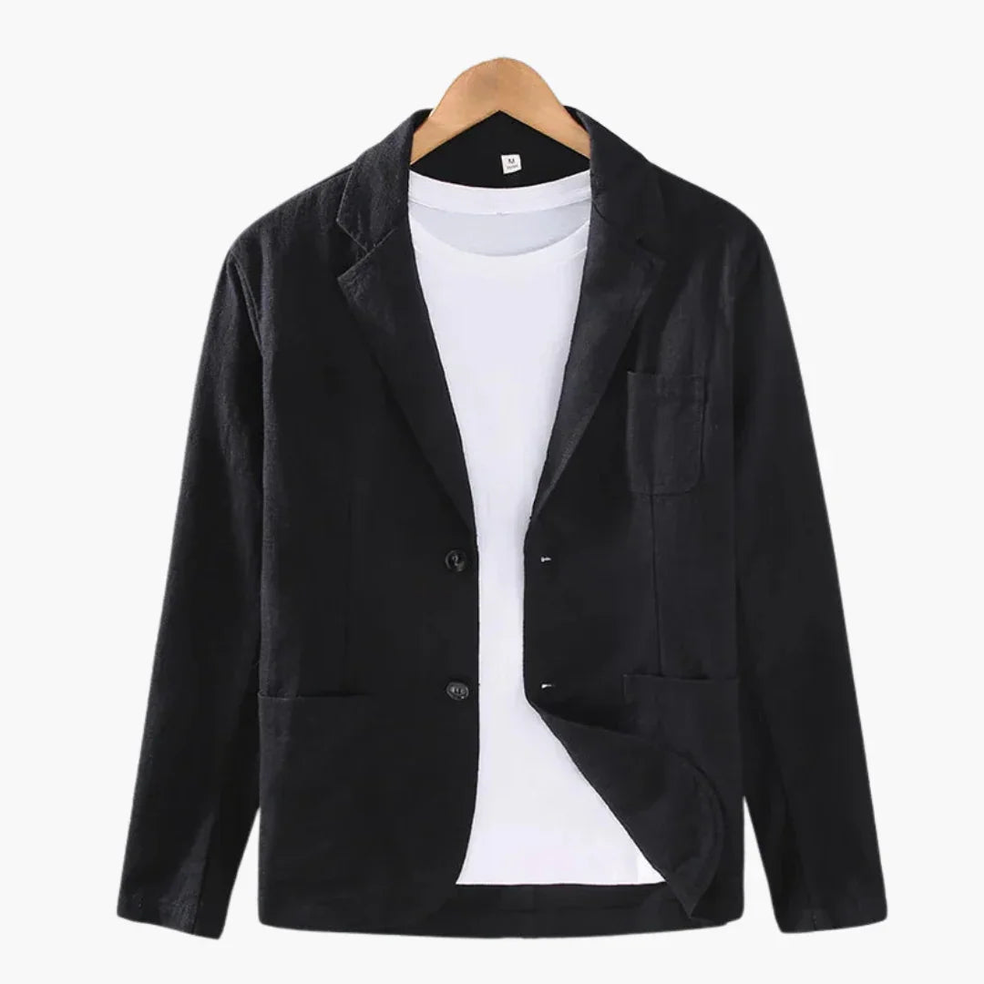 Einreihiger Slim Fit Blazer für Herren