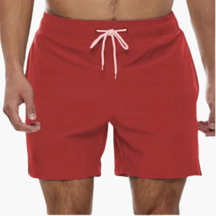 Strand Badeshorts mit Elastikbund für Herren