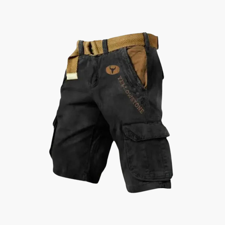 Verstellbarer-Gürtel Cargo Shorts für Herren