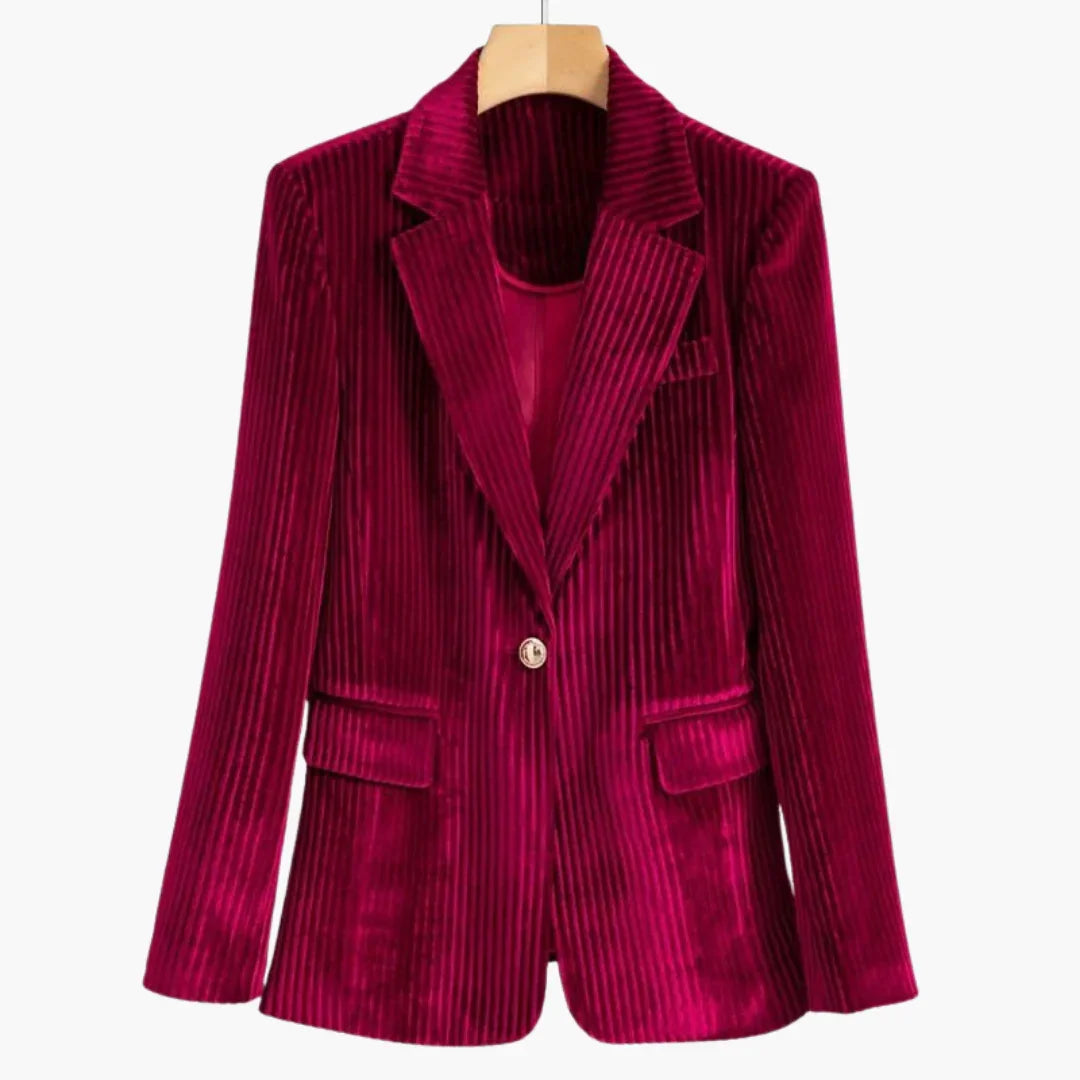 Cordblazer Retro Passform für Damen