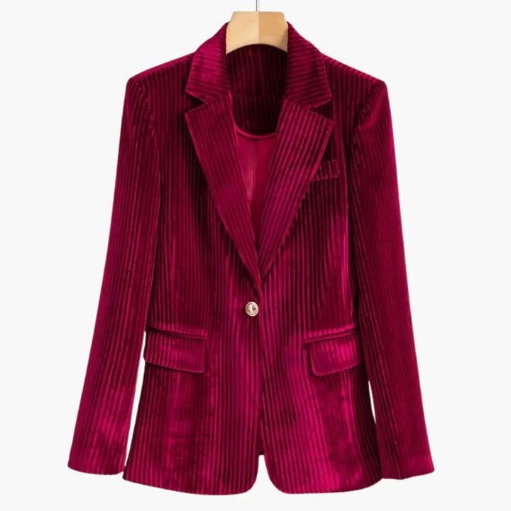 Cordblazer Retro Passform für Damen