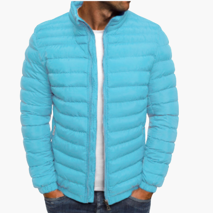 Winterjacke für Herren mit Kapuze und Pufferdesign