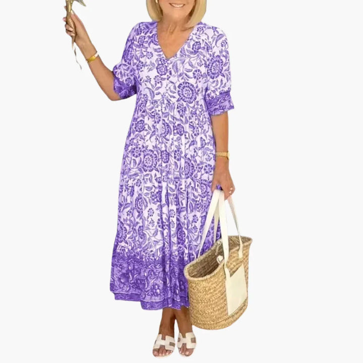 Lockerer Boho Kleid für Damen