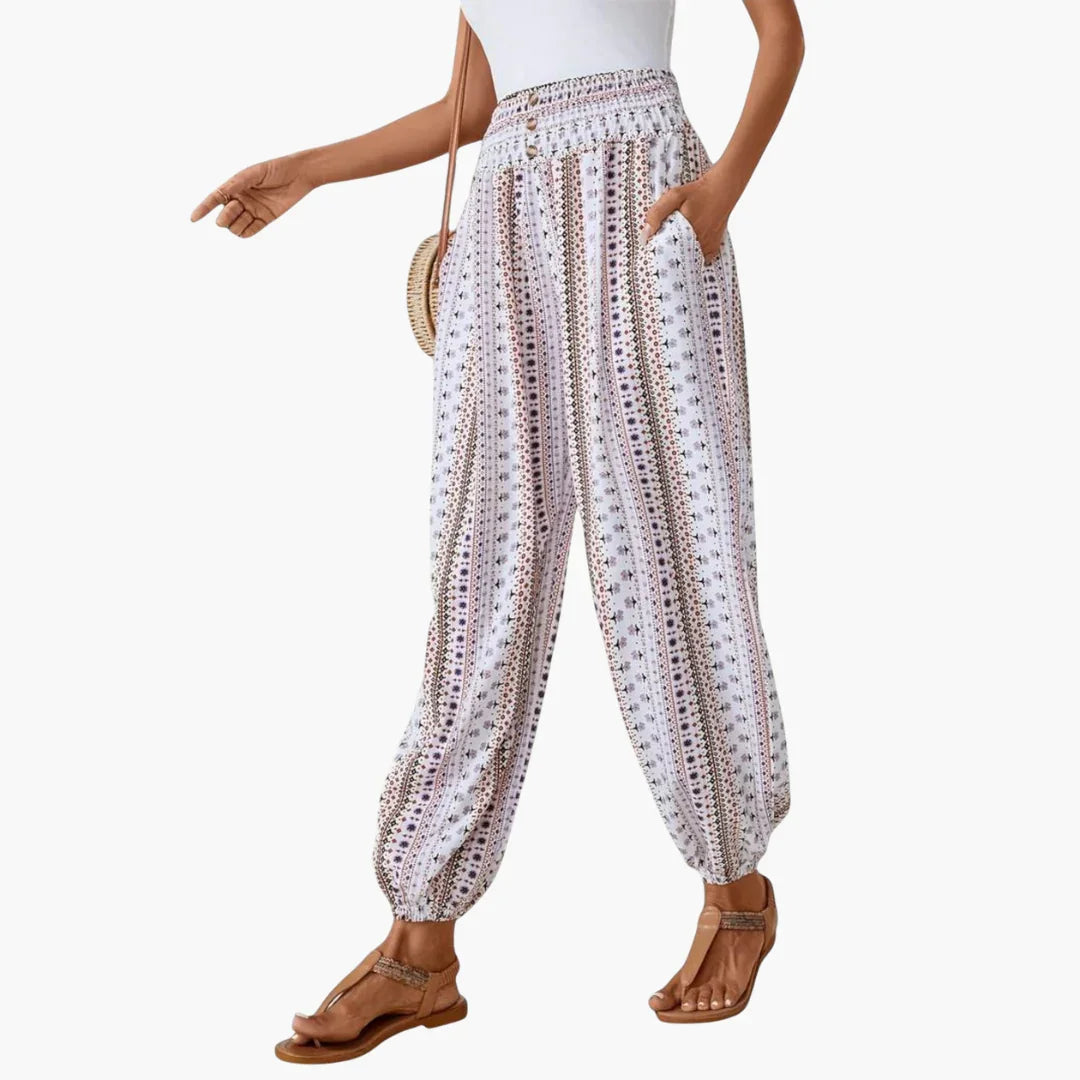 Ethno Muster Hose für Damen