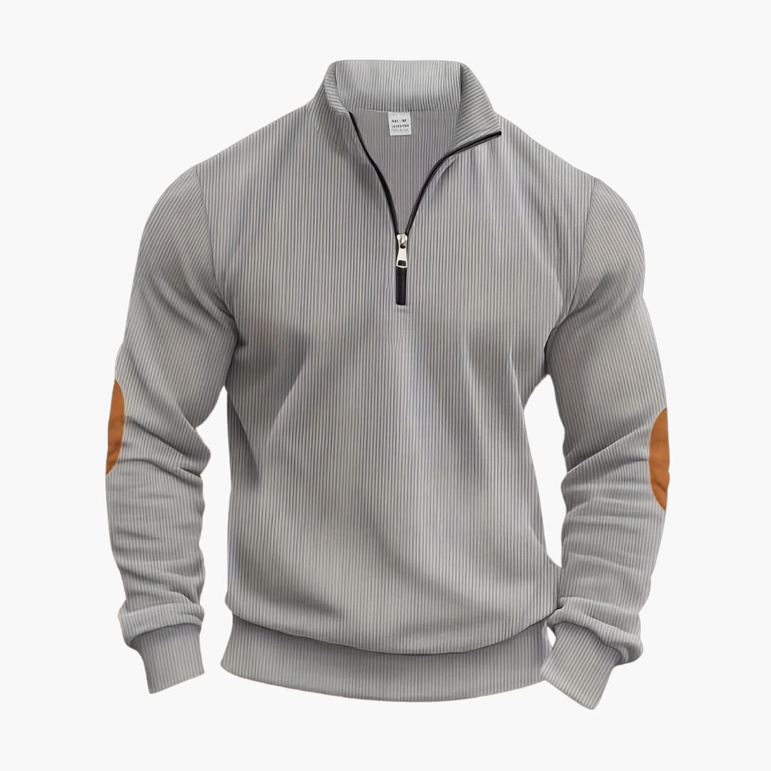 Noah | Modischer Pullover mit halbem Reißverschluss