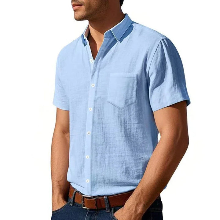 Eleganter Langarmhemd für Herren
