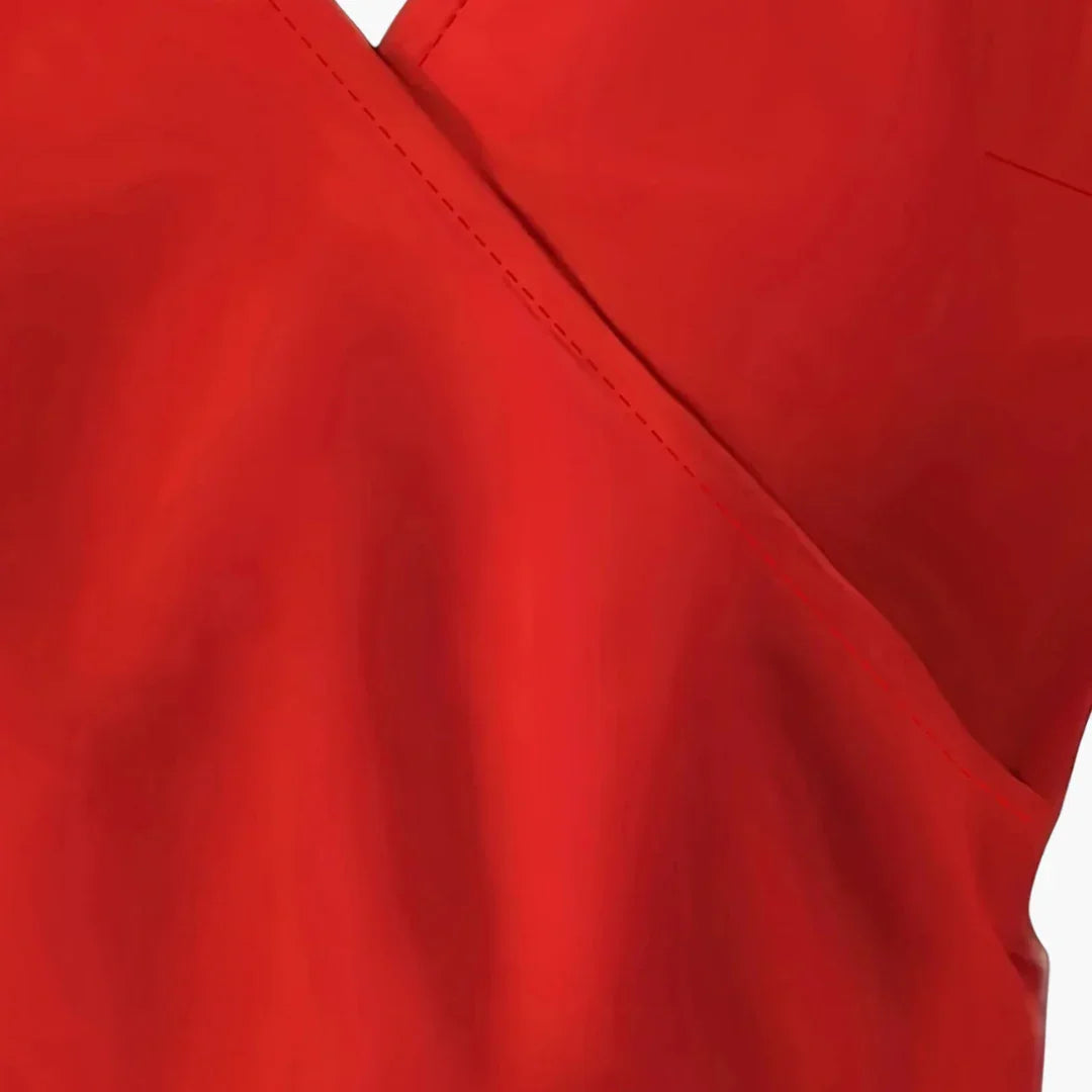 Ärmellose Wickelbluse mit Kragen für Damen - ModeMüller