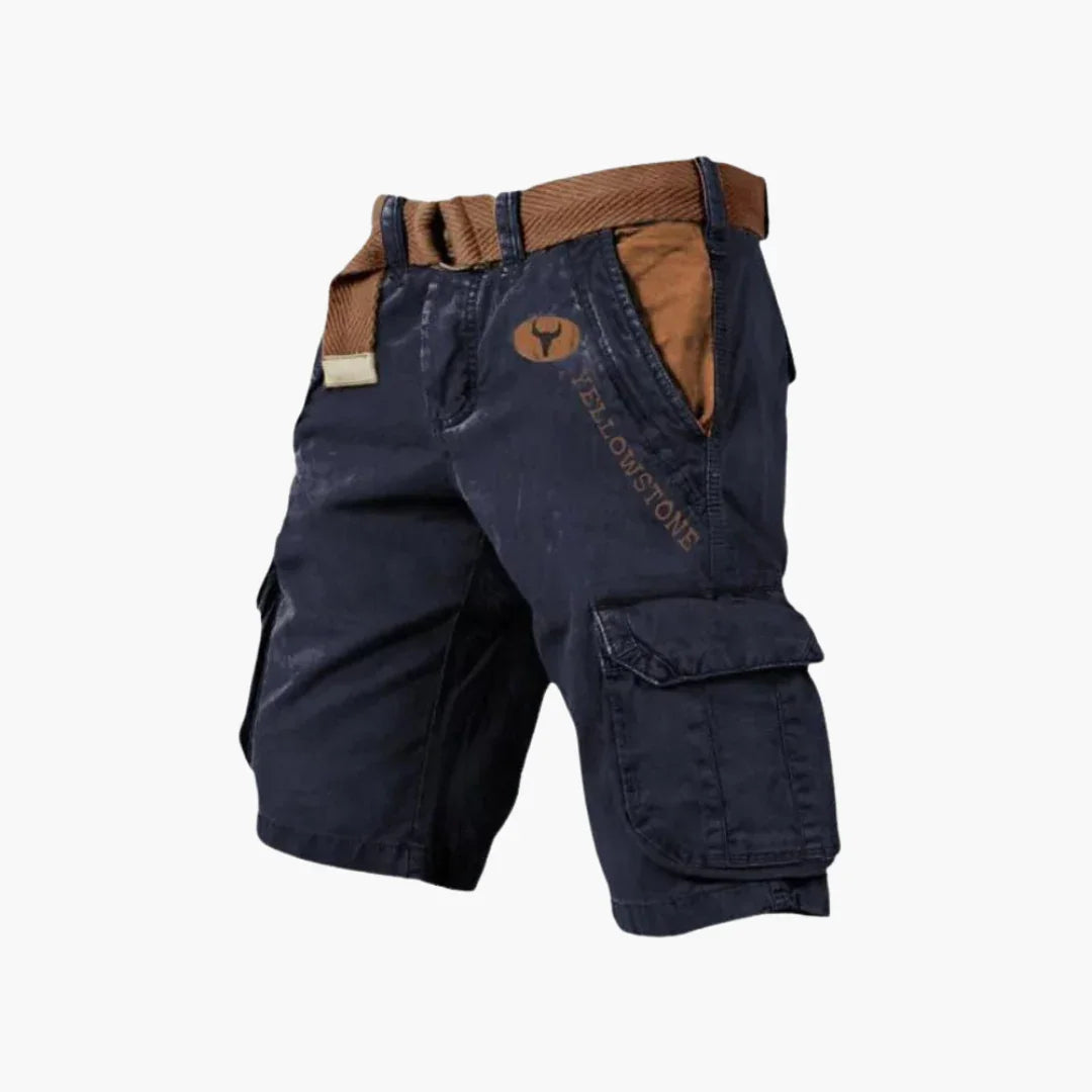 Verstellbarer-Gürtel Cargo Shorts für Herren