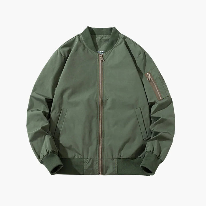 Slim-Fit Bomberjacke mit Reißverschluss für Herren